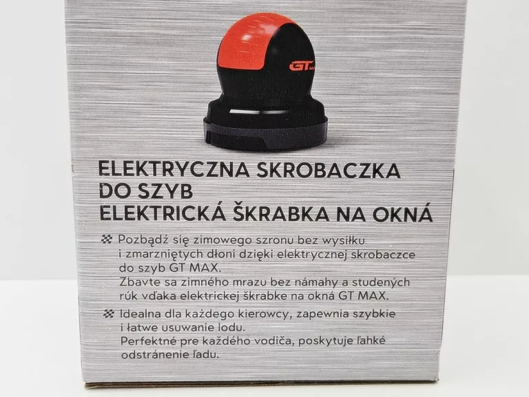 GTMAX ELEKTRYCZNA SKROBACZKA DO SZYB