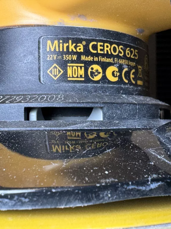 SZLIFIERKA OSCYLACYJNA MIRKA CEROS 625CV 150MM 2,5MM MIM6252011