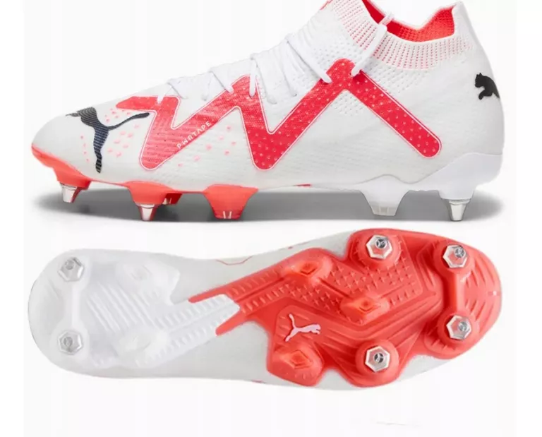 BUTY PIŁKARSKIE MĘSKIE PUMA FUTURE PRO FG/AG PUMA WHITE 107351-01 R.40,5