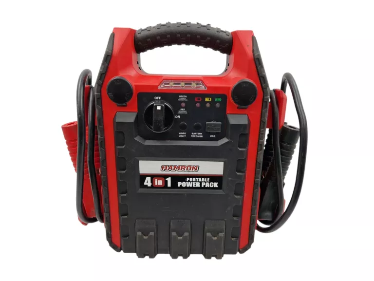 STARTER SAMOCHODOWY Z KOMPRESOREM HAMRON POWER PACK 4W1
