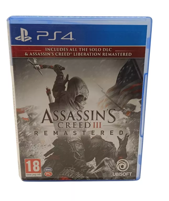 ASSASSIN'S CREED 3  REMASTER PS4