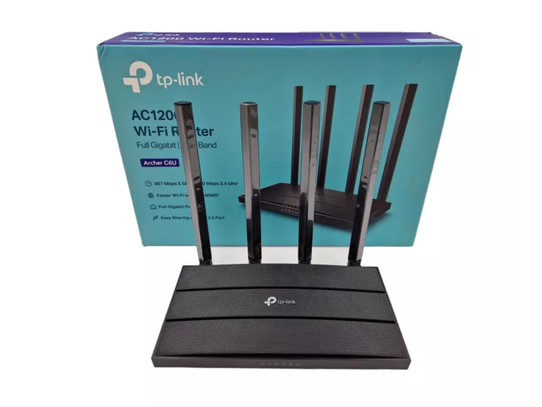 RUTER TP LINK ARCHER C6U AC1200 DUAL-BAND
