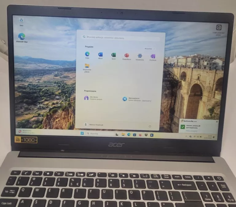 LAPTOP ACER ASPIRE 3 A315-23 N18Q13 + ŁADOWARKA @OKAZJA