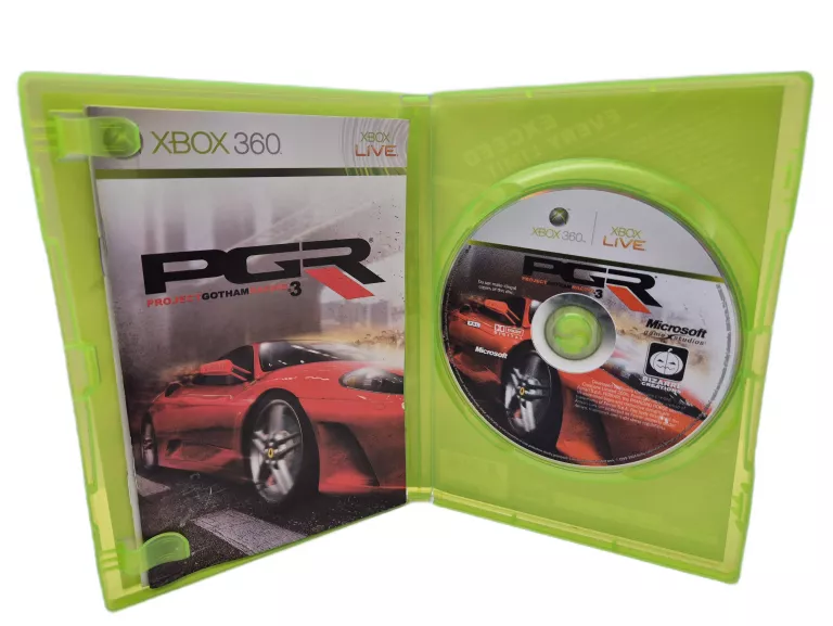 PROJECT GOTHAM RACING 3 MICROSOFT XBOX 360