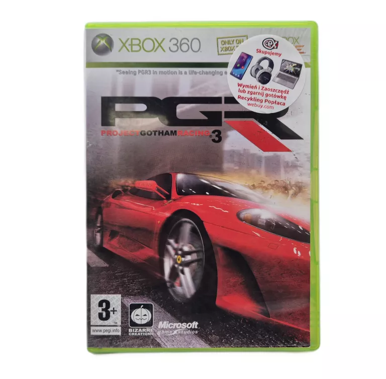 PROJECT GOTHAM RACING 3 MICROSOFT XBOX 360