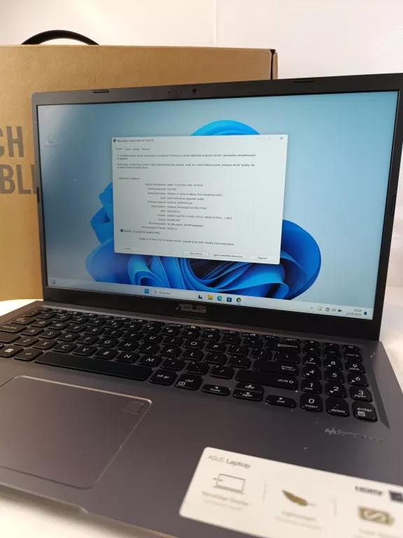 LAPTOP ASUS VIVOBOOK X515JA 8/256GB SSD/I5 KOMPLET