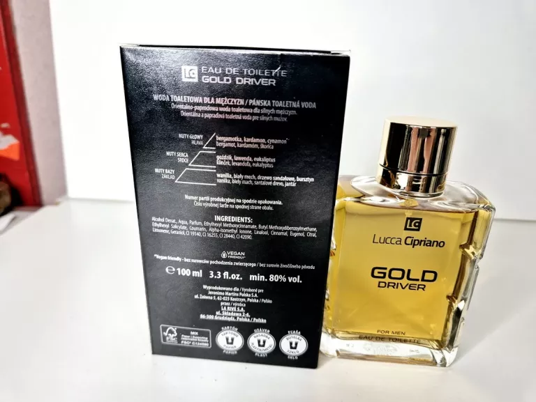 PERFUMY LUCCA CIPRIANO GOLD DRIVER 100 ML