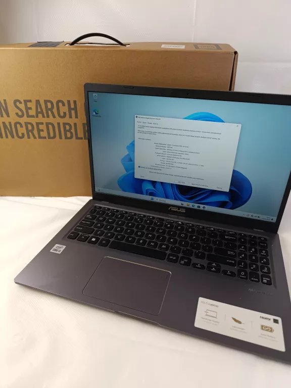 LAPTOP ASUS VIVOBOOK X515JA 8/256GB SSD/I5 KOMPLET