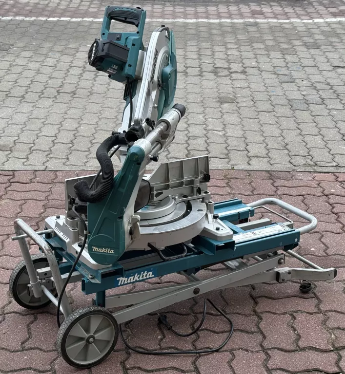 UKOŚNICA Z POSUWEM 305MM MAKITA LS1219L + MOBILNY STÓŁ 2022 ROK ŁADNA!