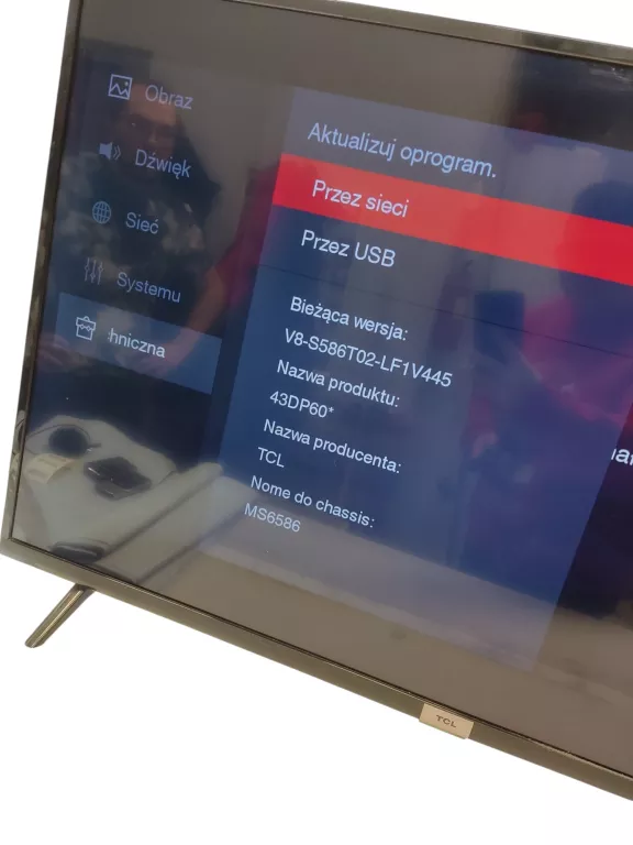 TELEWIZOR TCL 43DP600