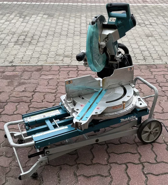 UKOŚNICA Z POSUWEM 305MM MAKITA LS1219L + MOBILNY STÓŁ 2022 ROK ŁADNA!