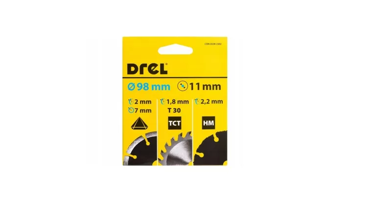 ZESTAW TARCZ DO MINI PIŁY DREL CON-DCM-2302 98X11 MM 3 SZTUKI