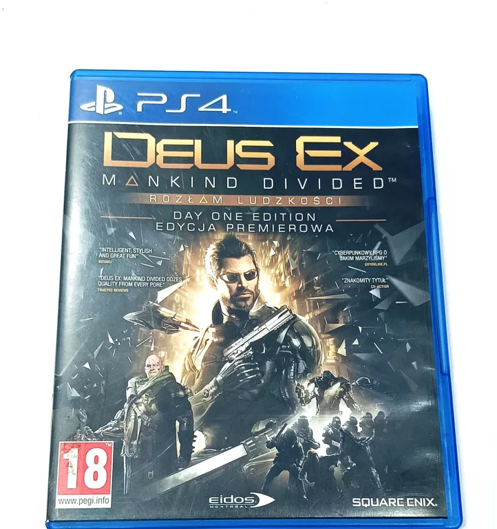 GRA NA PS4 DEUS EX MANKIND DIVIDED ROZŁAM LUDZKOŚCI
