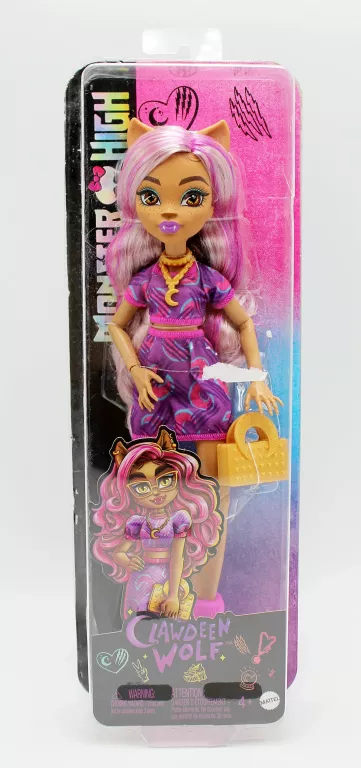 LALKA MATTEL MONSTER HIGH CLAWDEEN WOLF HKY75 30 CM