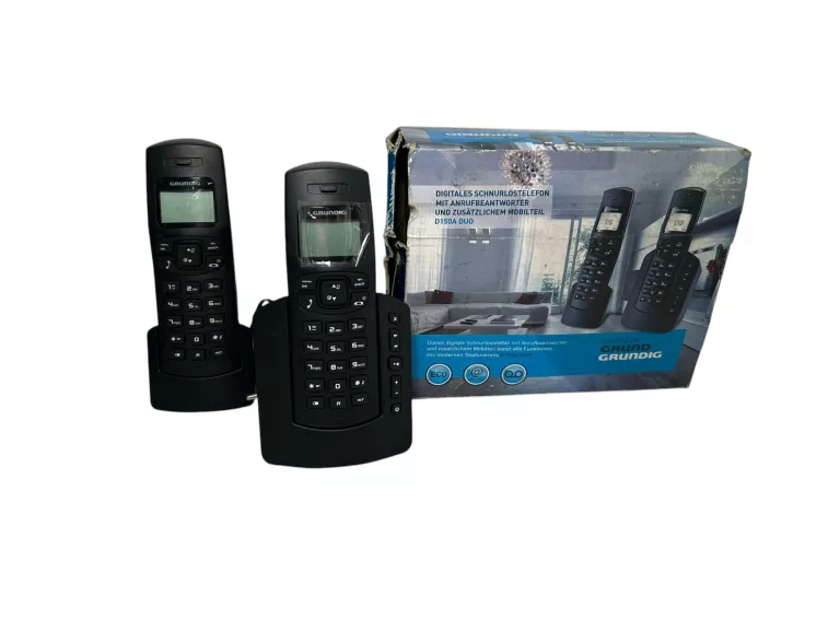 CYFROWY TELEFON BEZPRZEWODOWY GRUNDIG D150A DUO