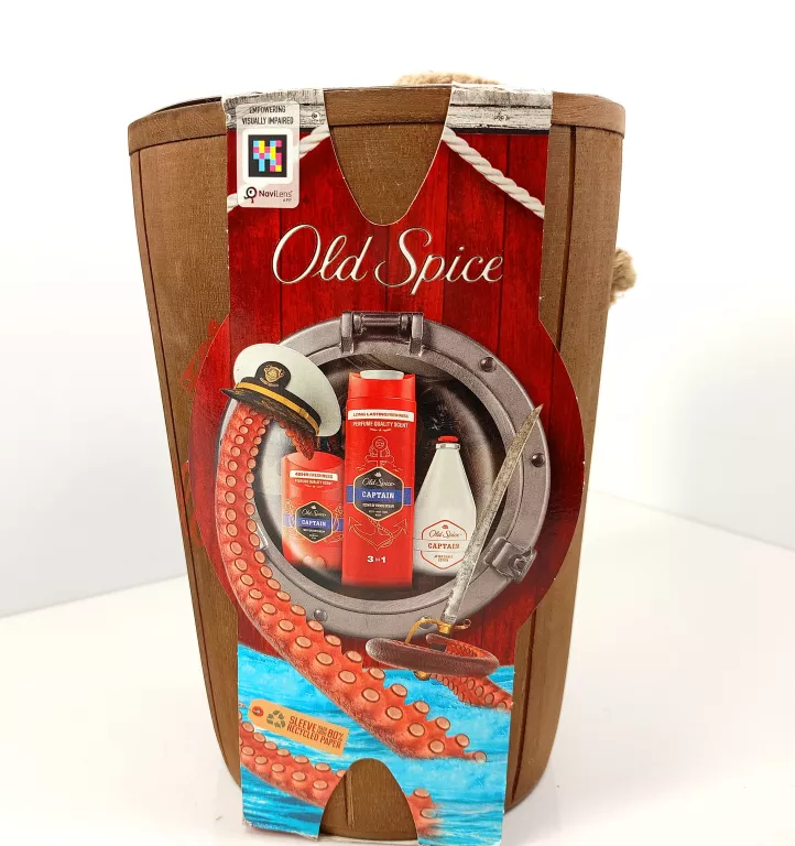 OLD SPICE BARREL DEZODORANT W SZTYFCIE, ŻEL POD PRYSZNIC, WODA PO GOLENIU