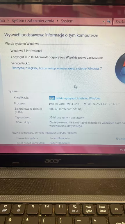 LAPTOP ACER 5733 TORBA