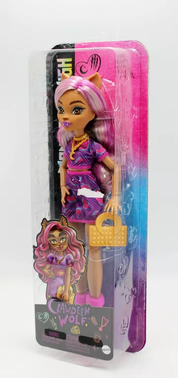 LALKA MATTEL MONSTER HIGH CLAWDEEN WOLF HKY75 30 CM