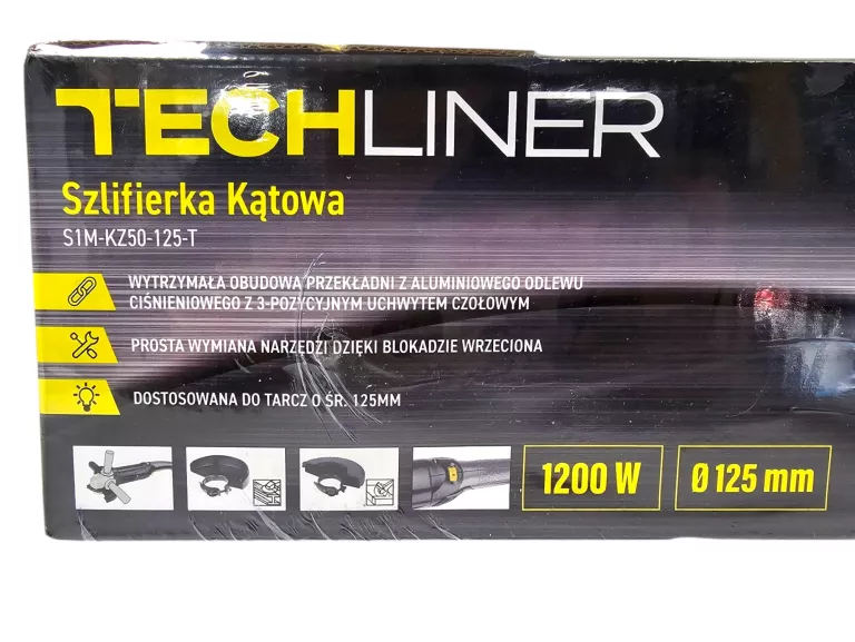 SZLIFIERKA KĄTOWA Z REGULACJĄ 1200W TECHLINER