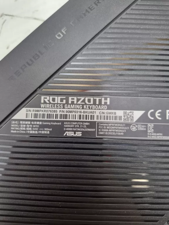 KLAWIATURA ASUS ROG AZOTH M701