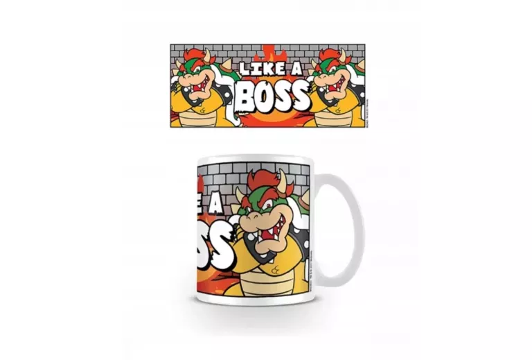 KUBEK Z NADRUKIEM SUPER MARIO KUBEK DLA DZIECI LIKE A BOSS 315 ML