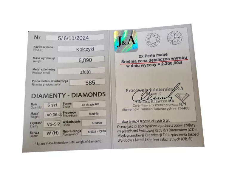 piekne-zlote-kolczyki-klipsy-z-perelami-i-diamentami-p585-w688g-cer-ean-gtin-5907022125795