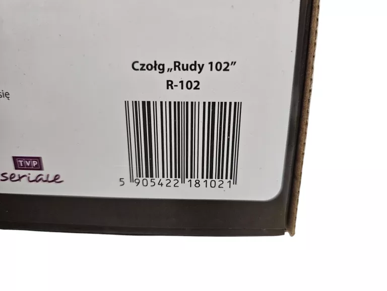 CZOŁG METALOWY RUDY 102 T-34-85 MODEL 1:43 DAFFI 181021