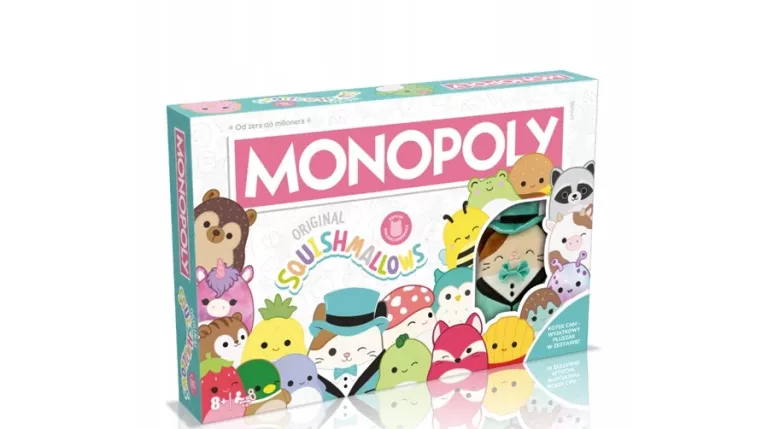 MONOPOLY SQUISHMALLOWS GRA PLANSZOWA WINNING MOVES