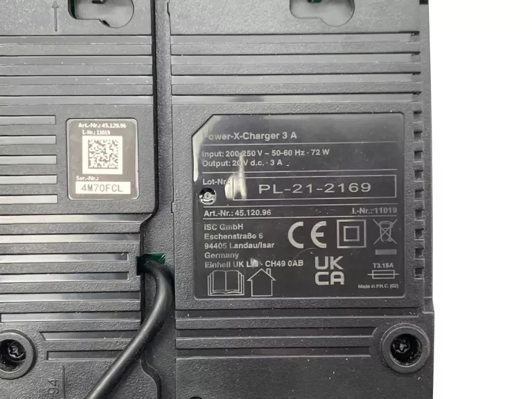 SZLIFIERKA KĄTOWA EINHELL TE-AG 18/115 LI + ŁADOWARKA I AKUMULATOR 2,5AH