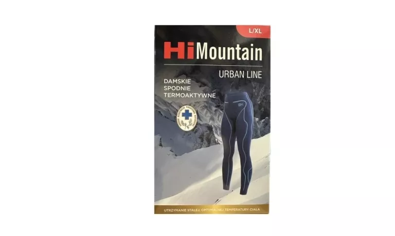 HIMOUNTAIN DAMSKIE SPODNIE TERMOAKTYWNE DŁUGIE L/XL NIEBIESKIE