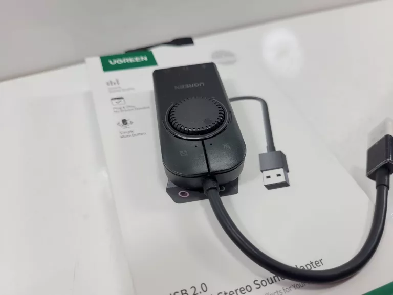 ZEWNĘTRZNA KARTA DŹWIĘKOWA USB UGREEN CM129