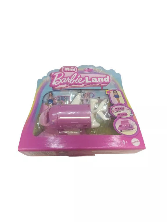 BARBIE MINI BARBIELAND SAMOLOT ZABAWKA I MINI LALKA ZESTAW 4+ HYF38