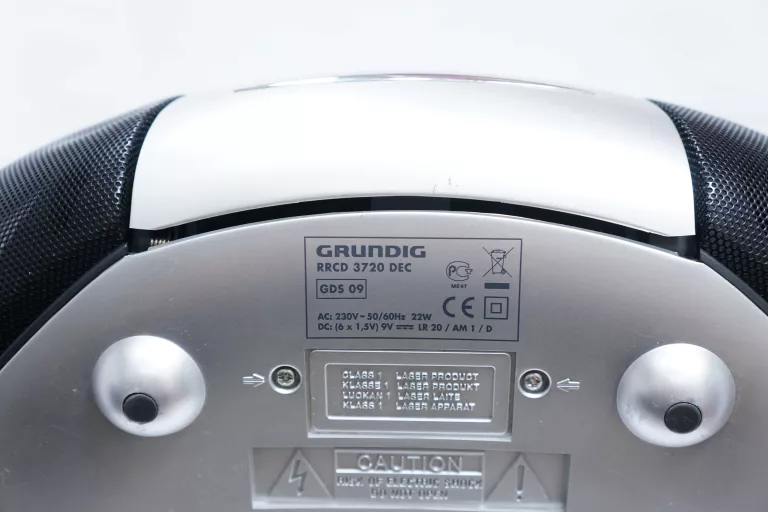 BOOMBOX GRUNDIG RRCD 3720 DEC CD/MP3/FM/USB/KARTY SD