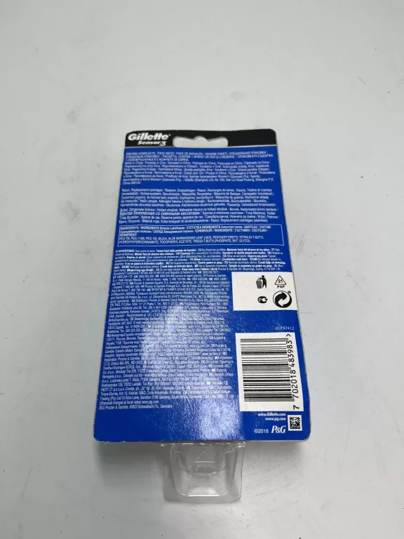 MASZYNKA DO GOLENIA GILLETTE SENSOR + 4 WKŁADY