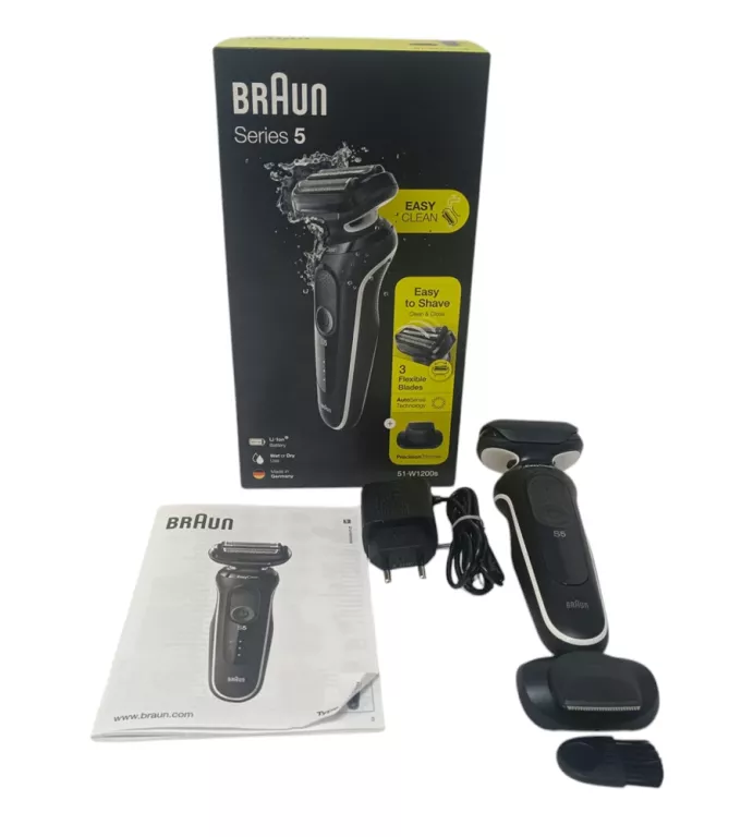 BRAUN SERIES 5 51-W1200S GOLARKA PRECYZYJNY TRYMER