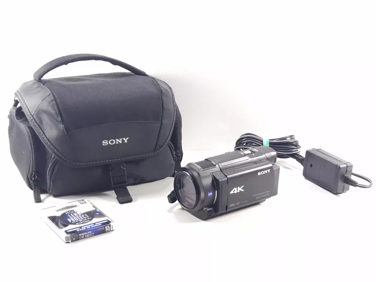 KAMERA CYFROWA SONY FDR-AX33 4K UHD 20.6MP | TORBA SONY | FILTRY
