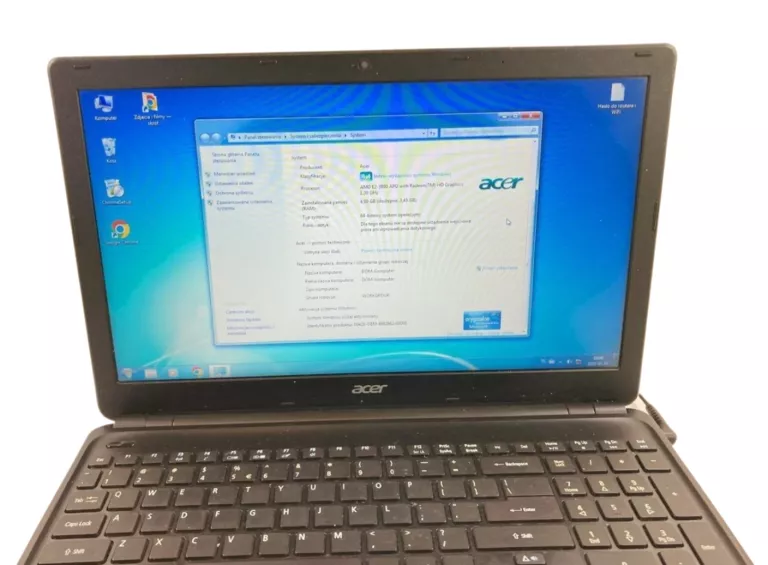 LAPTOP ACER ASPIRE E1-522 15 " AMD E2-3800 4 GB / 500 GB / WIN10
