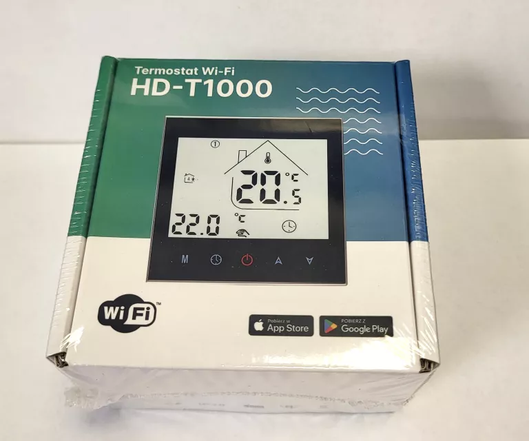 TERMOSTAT PROGRAMOWALNY HD-T1000.B KOMPLET