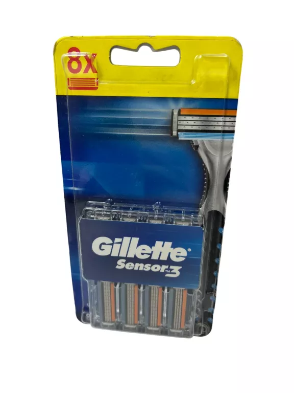 WKŁADY DO MASZYNKI GILLETTE SENSOR3 8 SZTUK