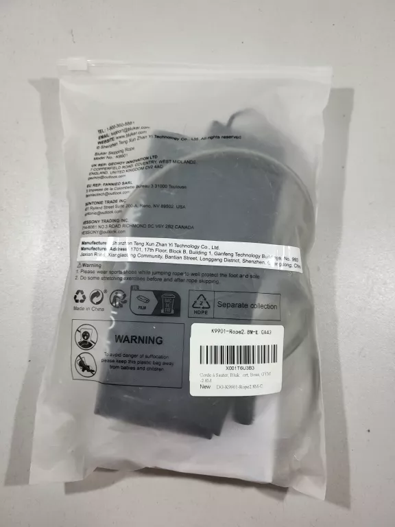 SKAKANKA Z TWORZYWA SZTUCZNEGO BLUKAR MODEL K9901