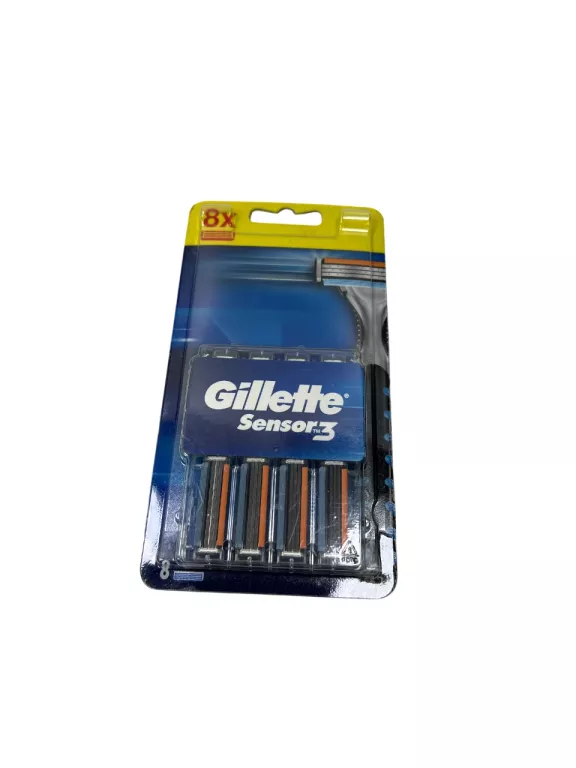 WKŁADY DO MASZYNKI GILLETTE SENSOR3 8 SZTUK