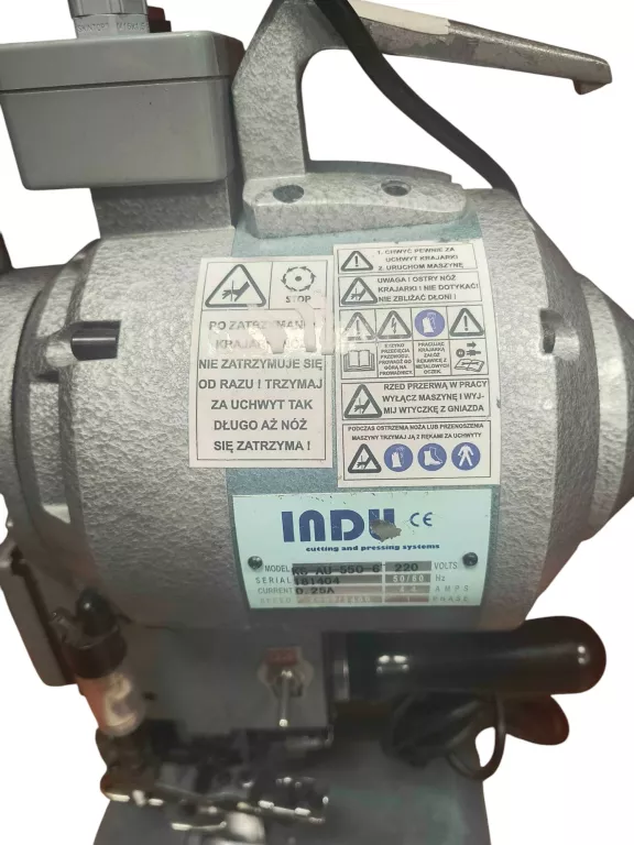 NÓŻ KROJCZY PIONOWY INDU KS-AU-550-6