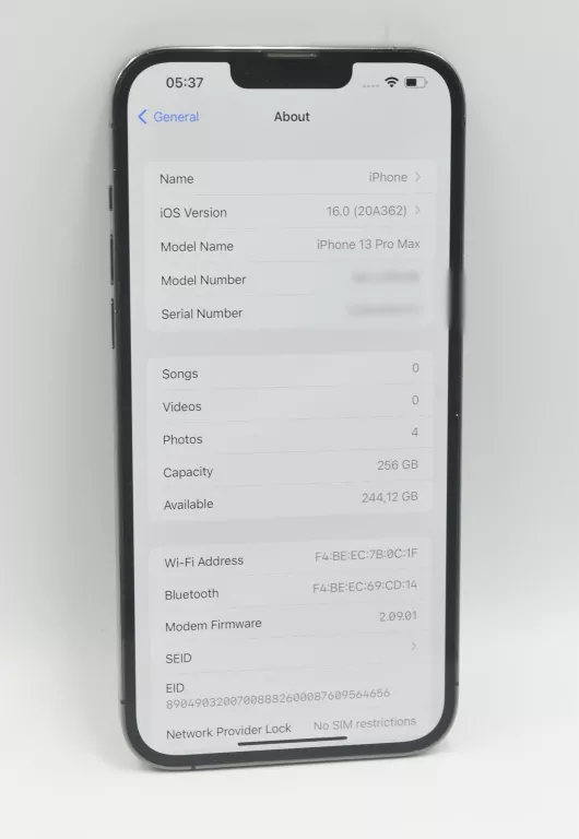 APPLE IPHONE 13 PRO MAX 256GB