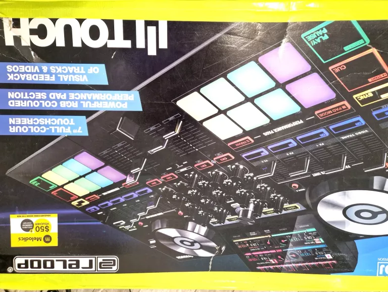 KONSOLA DLA DJ TOUCH KONTROLER 4-KANAŁOWY RELOOP