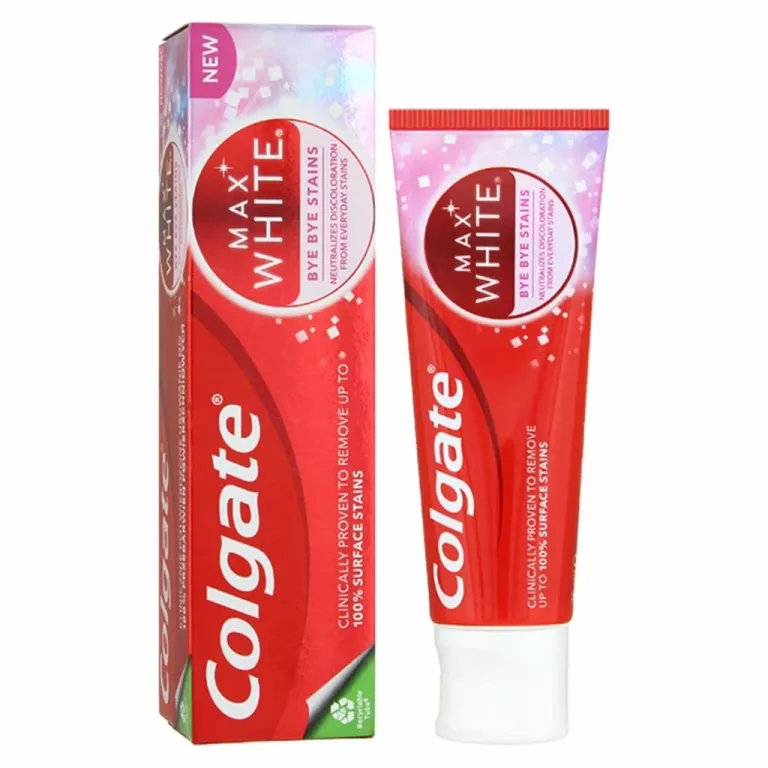 COLGATE MAX WHITE ONE PASTA DO ZĘBÓW BYE BYE STAINS, 75 ML