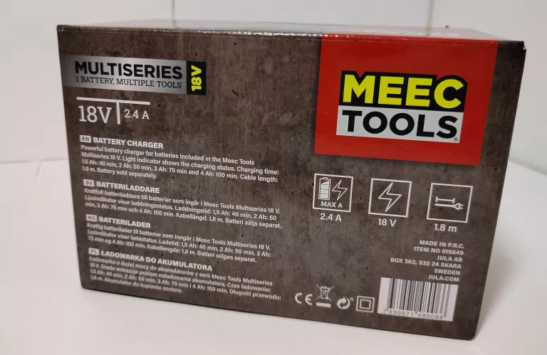 ŁADOWARKA MEEC TOOLS 18V 2.4A