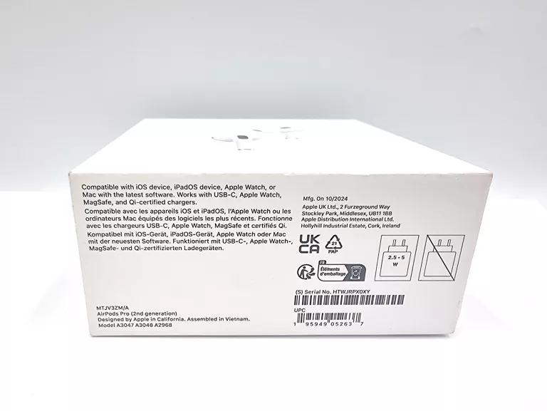 APPLE AIRPODS PRO (2-GEN) BIAŁE FV