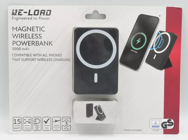 RE-LOAD MAGNETYCZNY BEZPRZEWODOWY POWER BANK 5000MAH