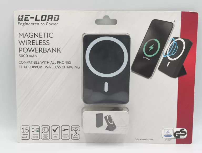 RE-LOAD MAGNETYCZNY BEZPRZEWODOWY POWER BANK 5000MAH