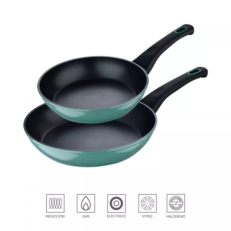 ZESTAW 2 PATELNI INDUKCYJNYCH Z KUTEGO ALUMINIUM 20 I 24 CM BERGNER CLASSI